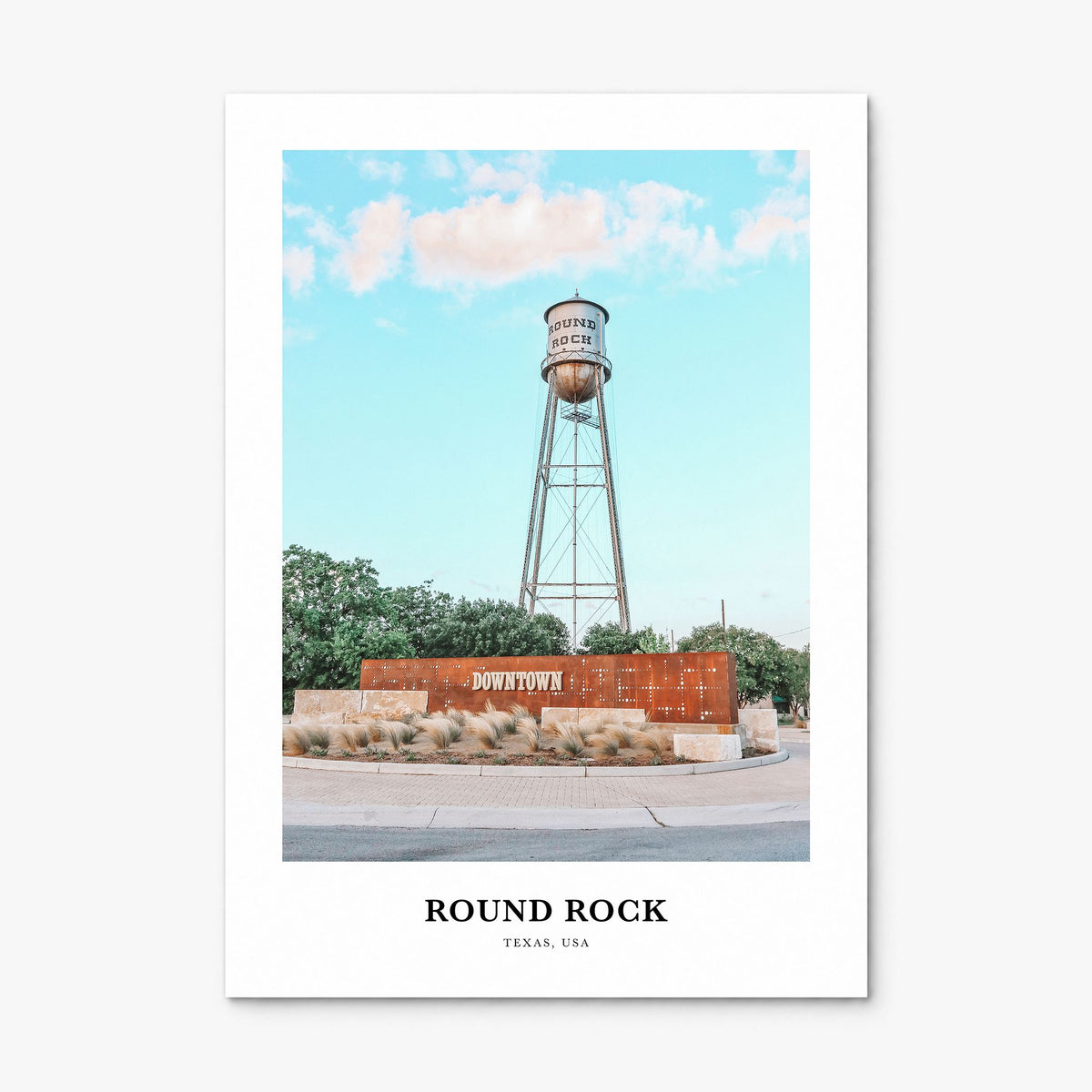 Round Rock Classic Poster, print only (unframed)