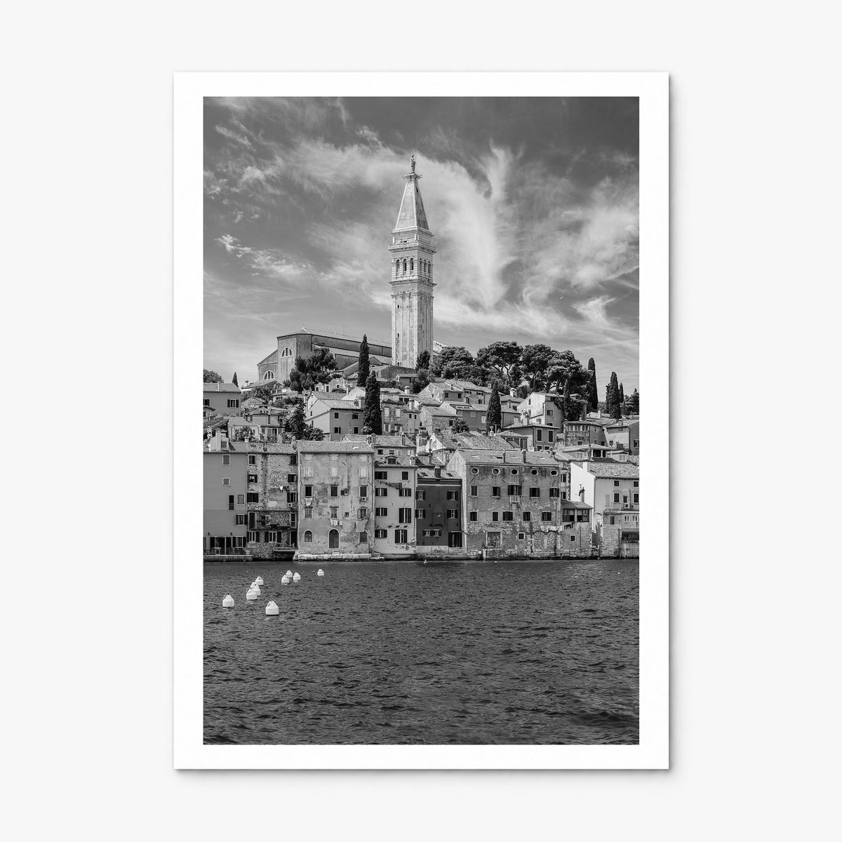 Rovinj Photo Poster, print only (unframed), white border