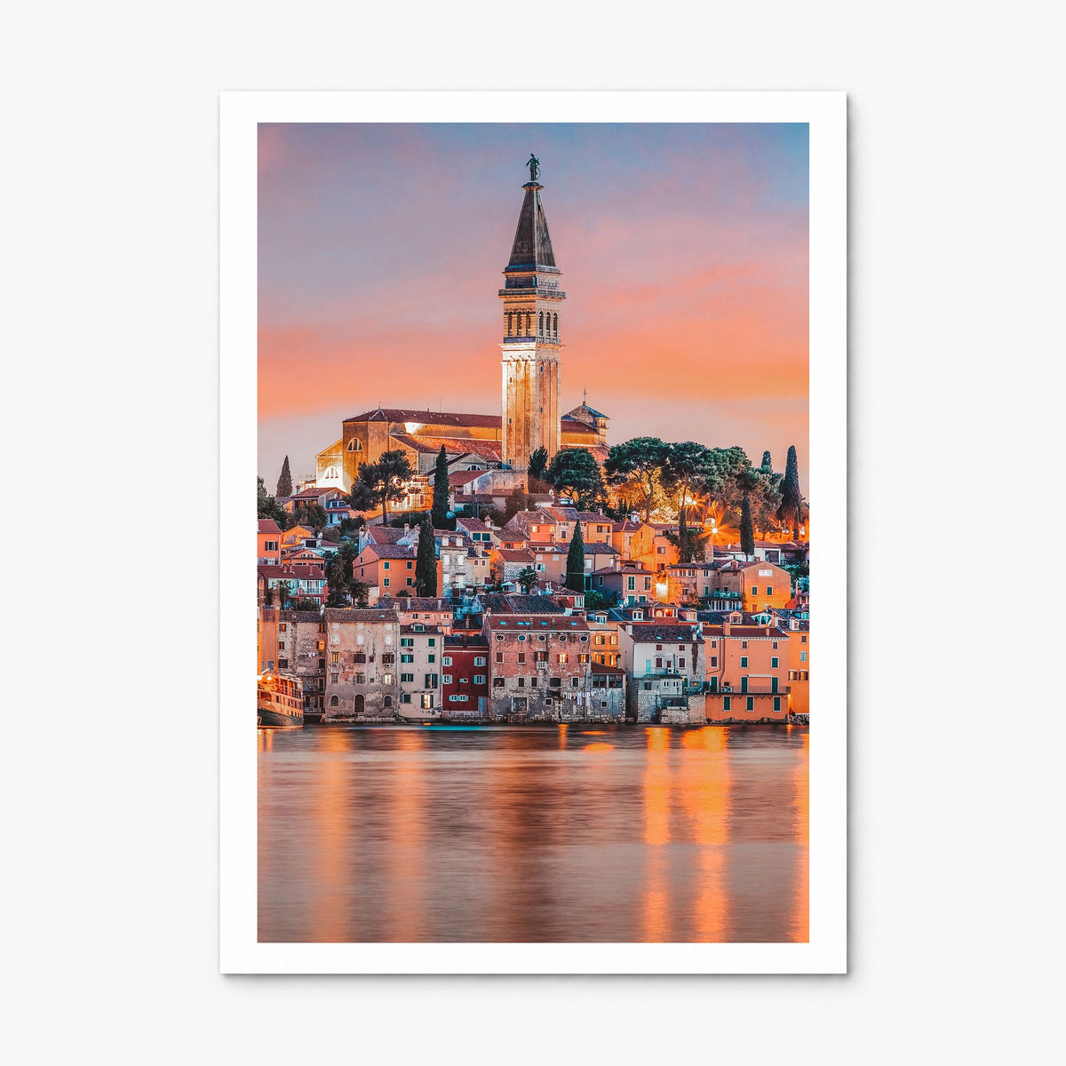 Rovinj Photo Poster, print only (unframed), white border
