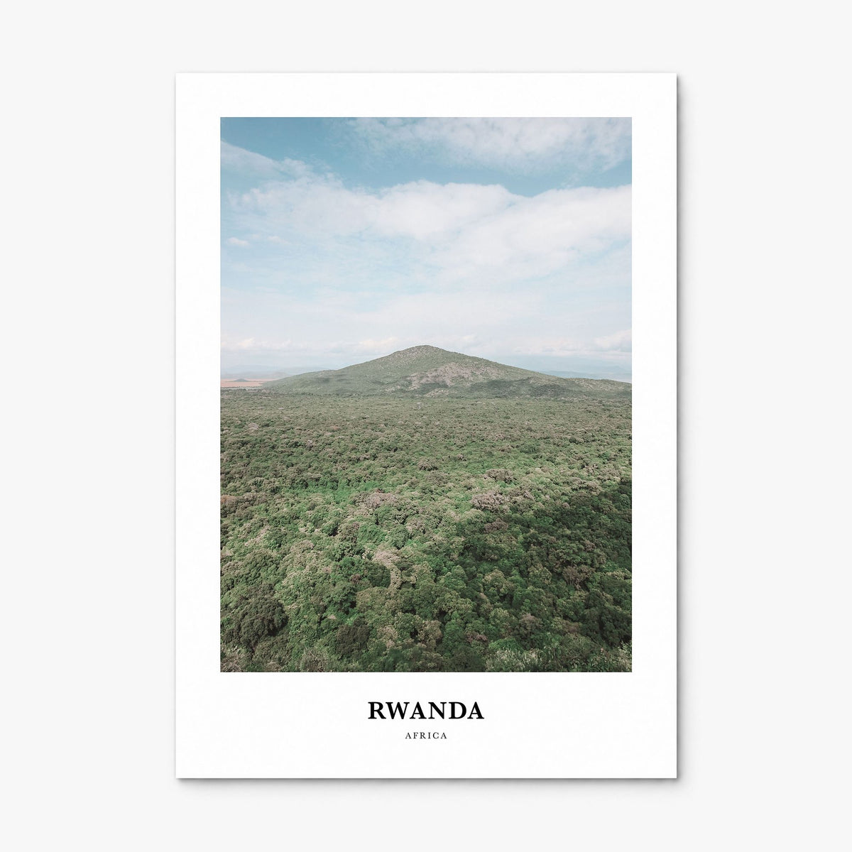 Rwanda Classic Poster, print only (unframed)