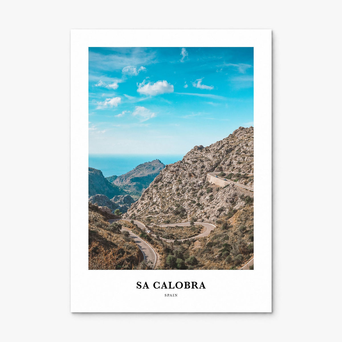Sa Calobra Classic Poster, print only (unframed)