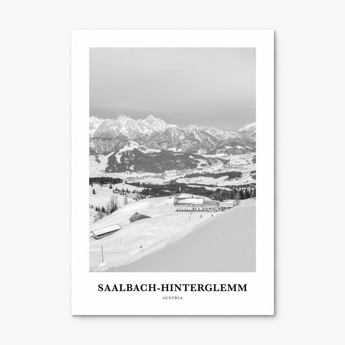 Saalbach-Hinterglemm Classic Poster, print only (unframed)