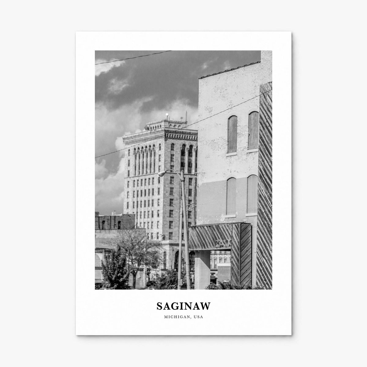 Saginaw Classic Poster, print only (unframed)