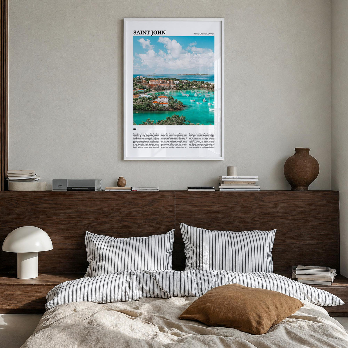 Saint John Travel Poster
