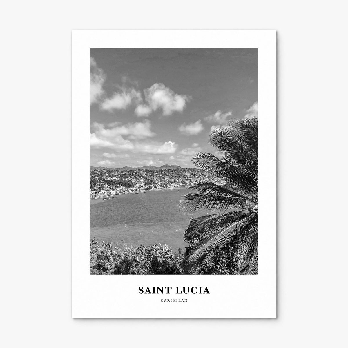 Saint Lucia Classic Poster, print only (unframed)