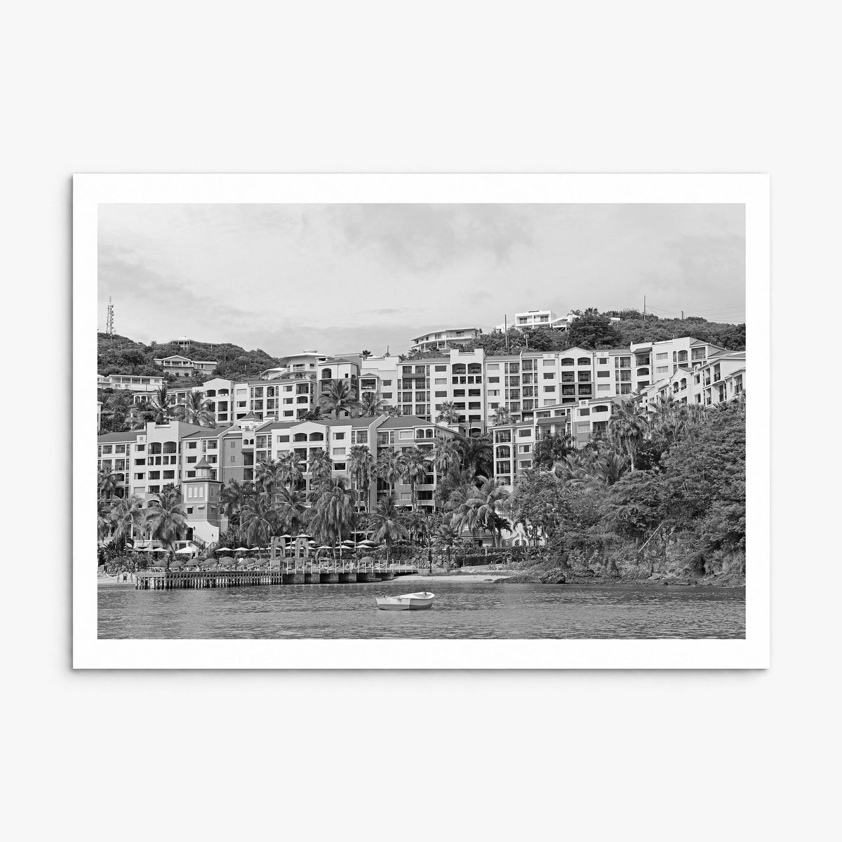Saint Thomas Photo Poster, print only (unframed), white border