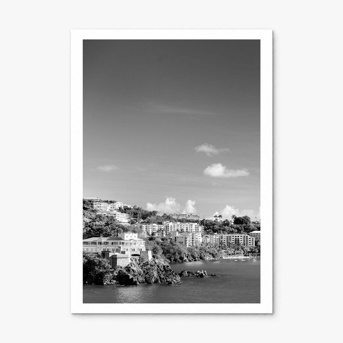 Saint Thomas Photo Poster, print only (unframed), white border