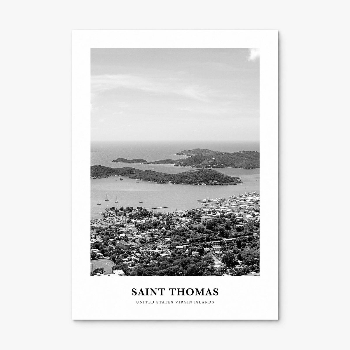 Saint Thomas Classic Poster, print only (unframed)