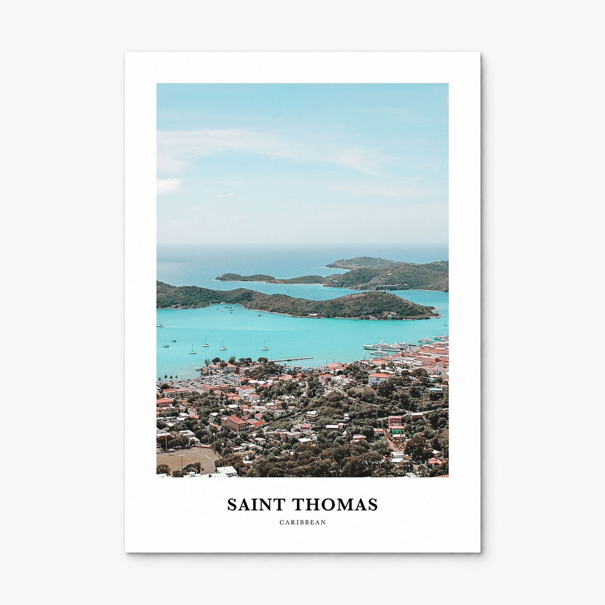Saint Thomas Classic Poster, print only (unframed)