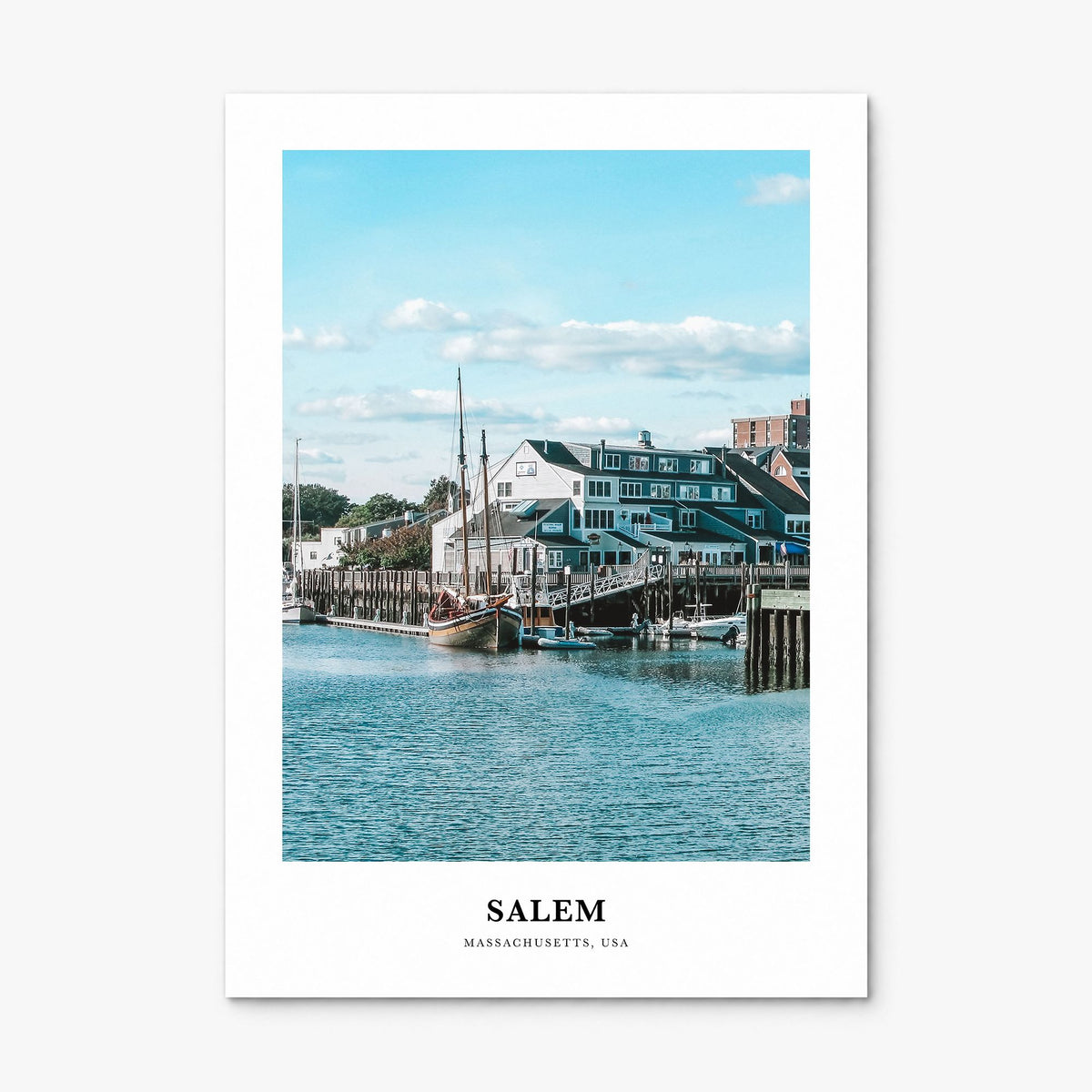 Salem, Massachusetts Classic Poster, print only (unframed)