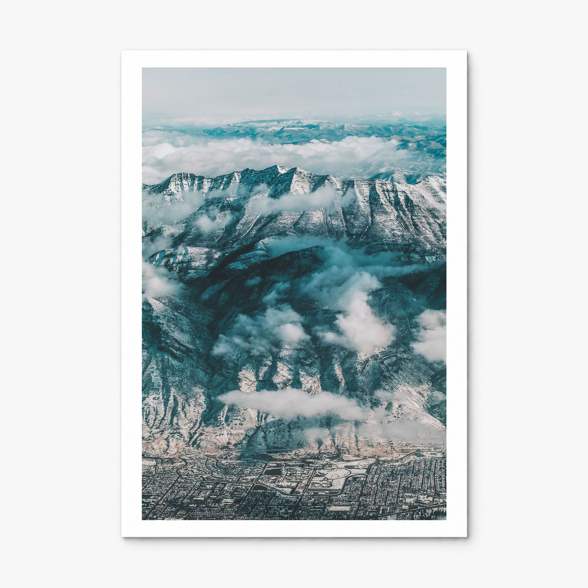 Salt Lake City Photo No 3 Poster, print only (unframed), white border