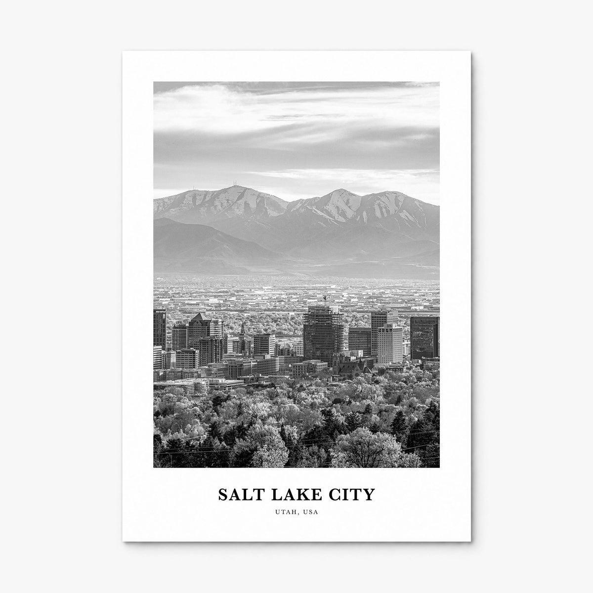 Salt Lake City Classic No 2 Poster, print only (unframed)