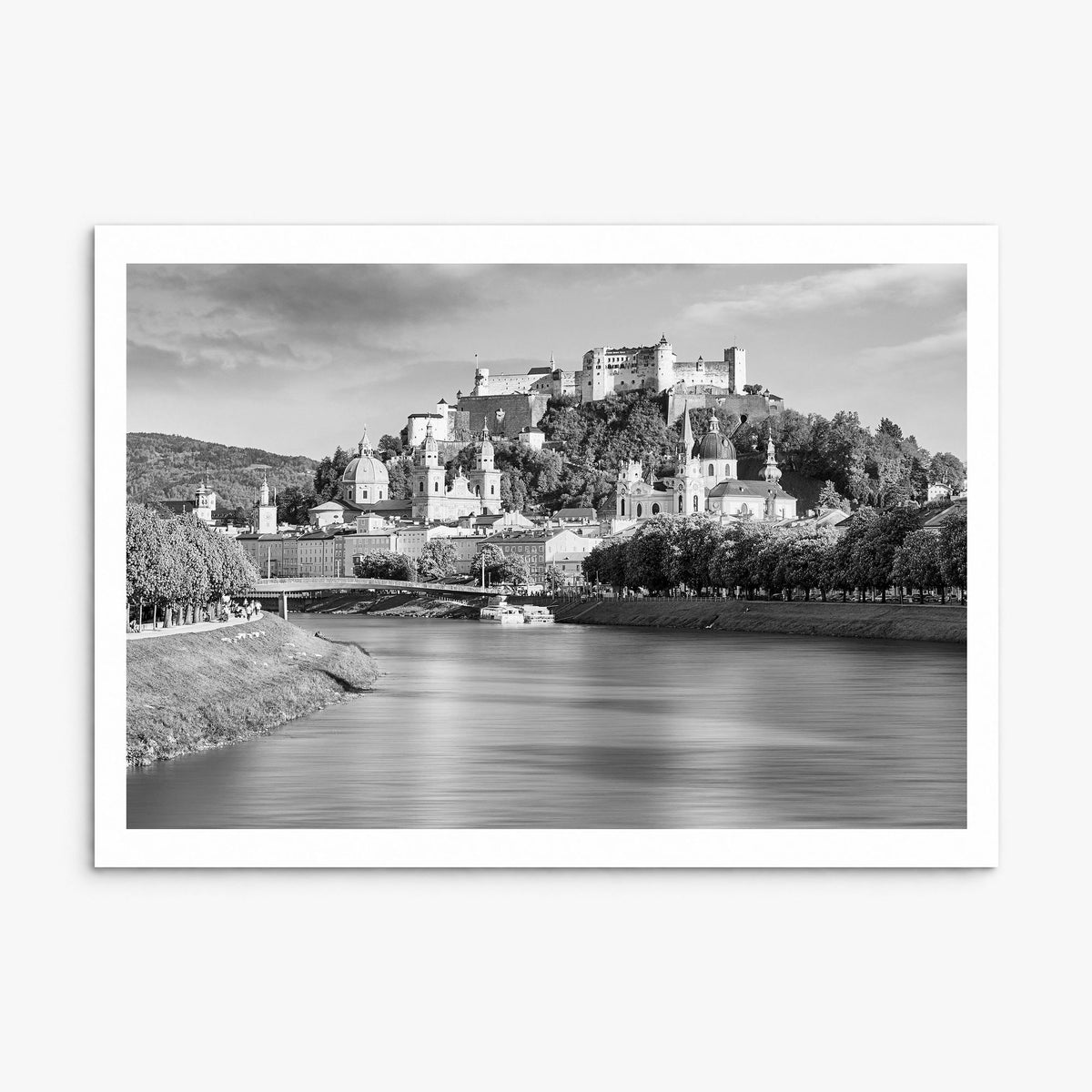 Salzburg Photo Poster, print only (unframed), white border