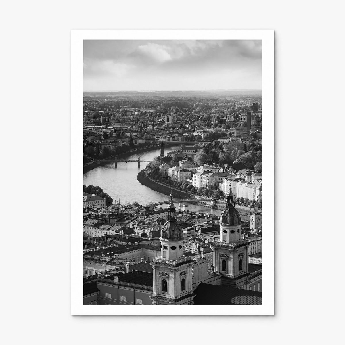 Salzburg Photo Poster, print only (unframed), white border