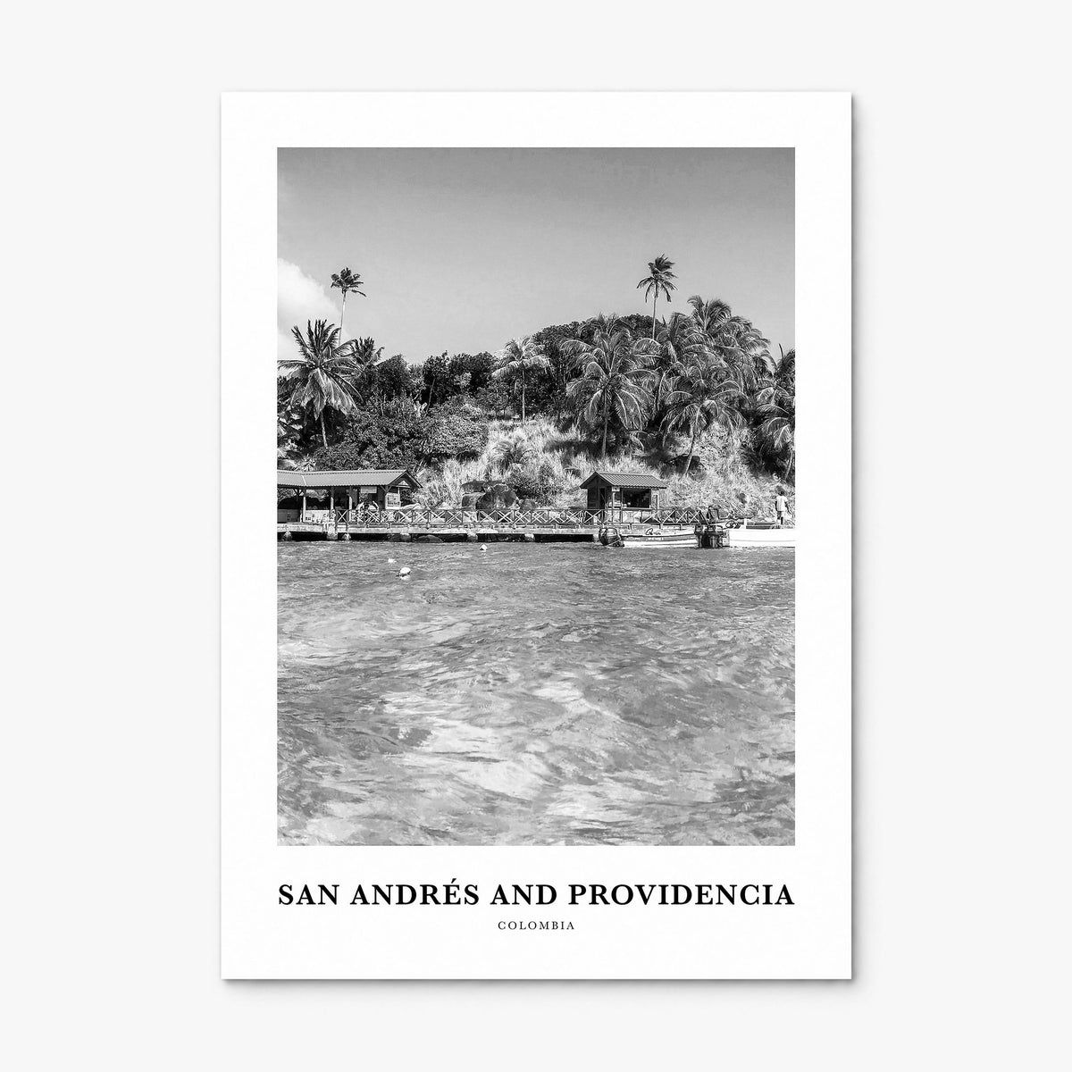 San Andrés and Providencia Classic Poster, print only (unframed)