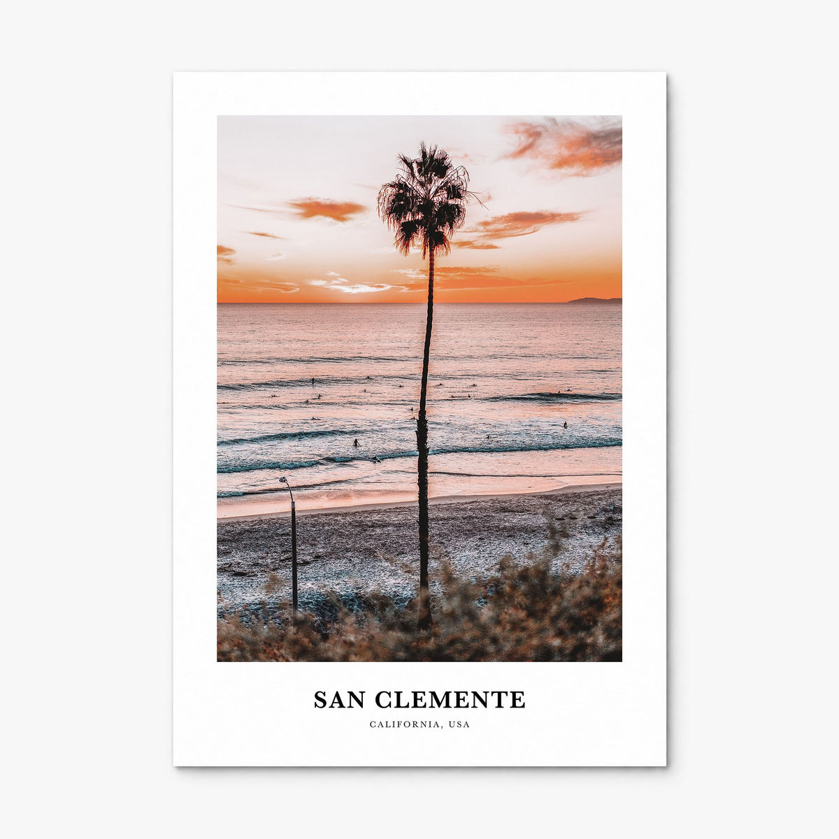 San Clemente Classic Poster, print only (unframed)