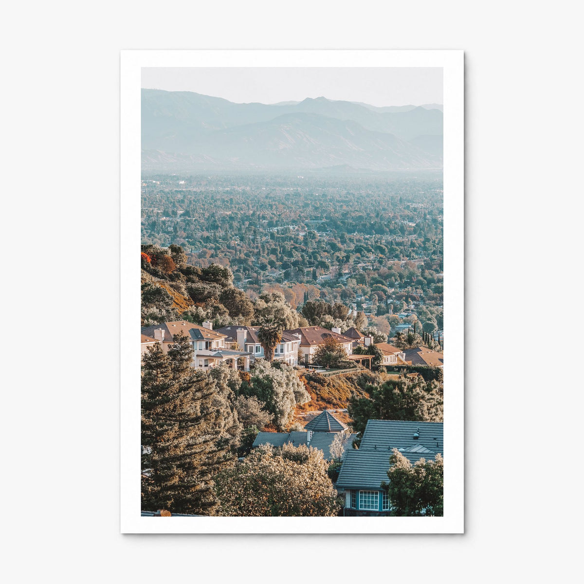 San Fernando Valley Photo Poster, print only (unframed), white border