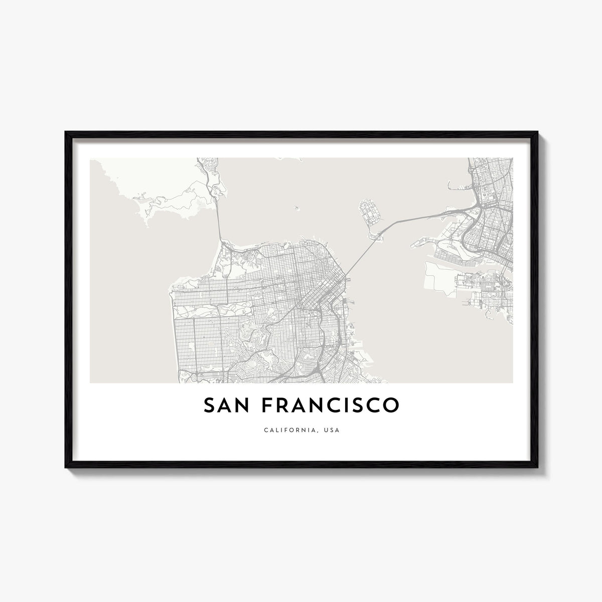 San Francisco Map Poster