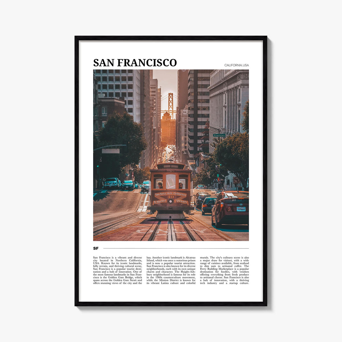 San Francisco Travel No 1 Poster