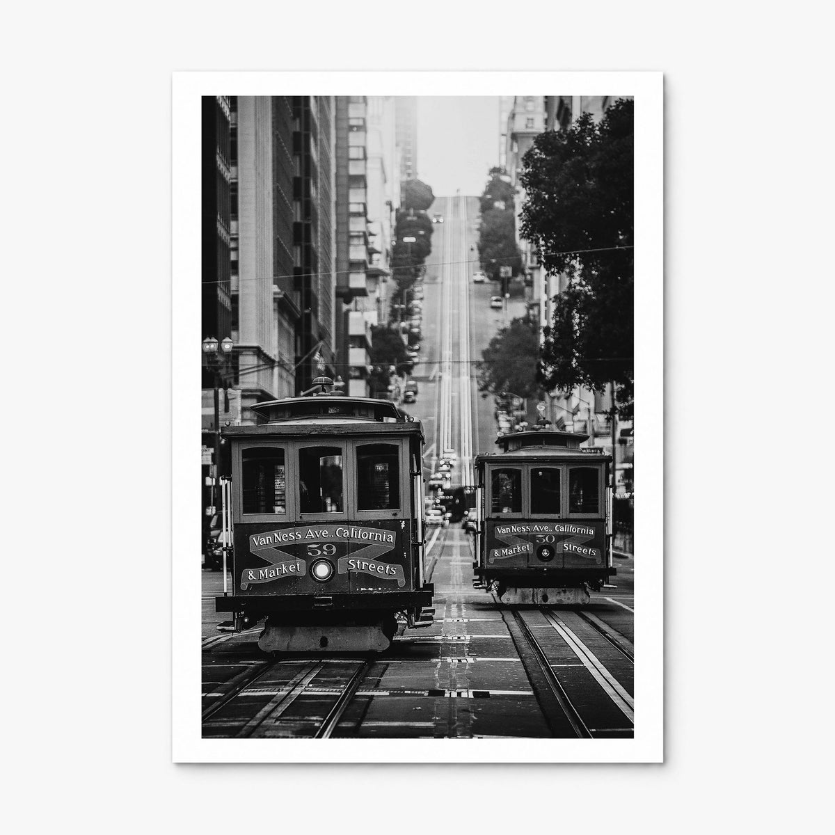 San Francisco Photo No 1 Poster, print only (unframed), white border