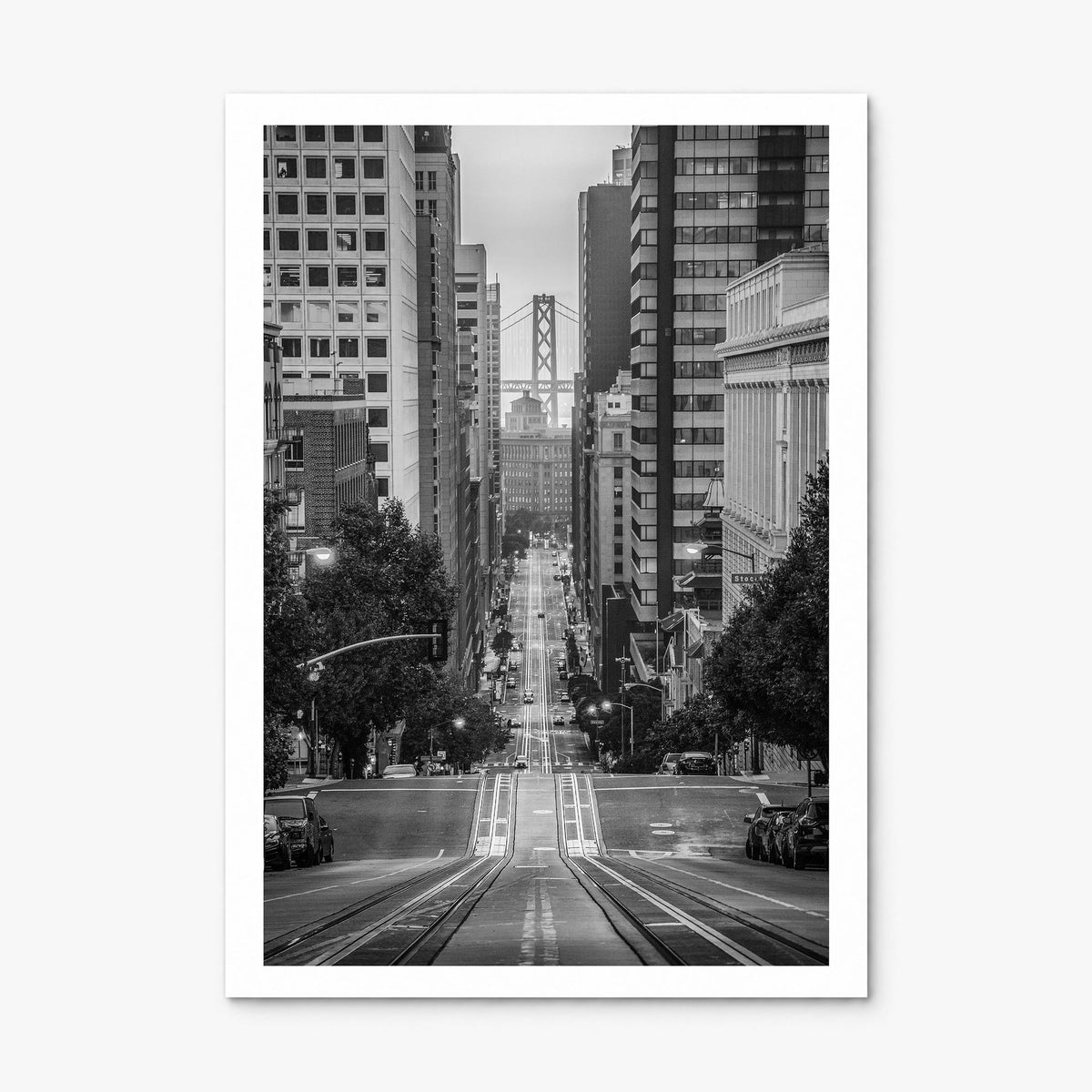 San Francisco Photo No 4 Poster, print only (unframed), white border