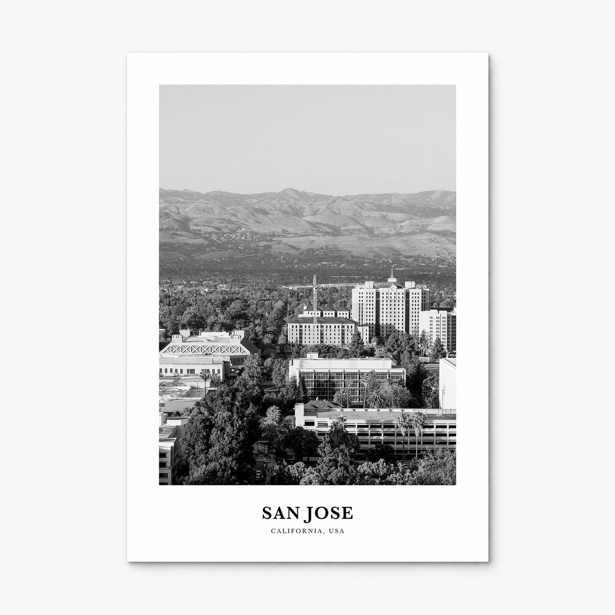 San Jose, California Classic No 2 Poster, print only (unframed)