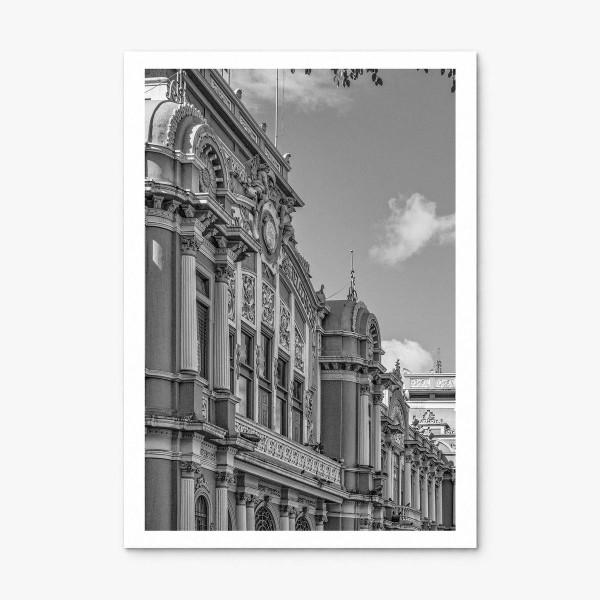 San José, Costa Rica Photo Poster, print only (unframed), white border