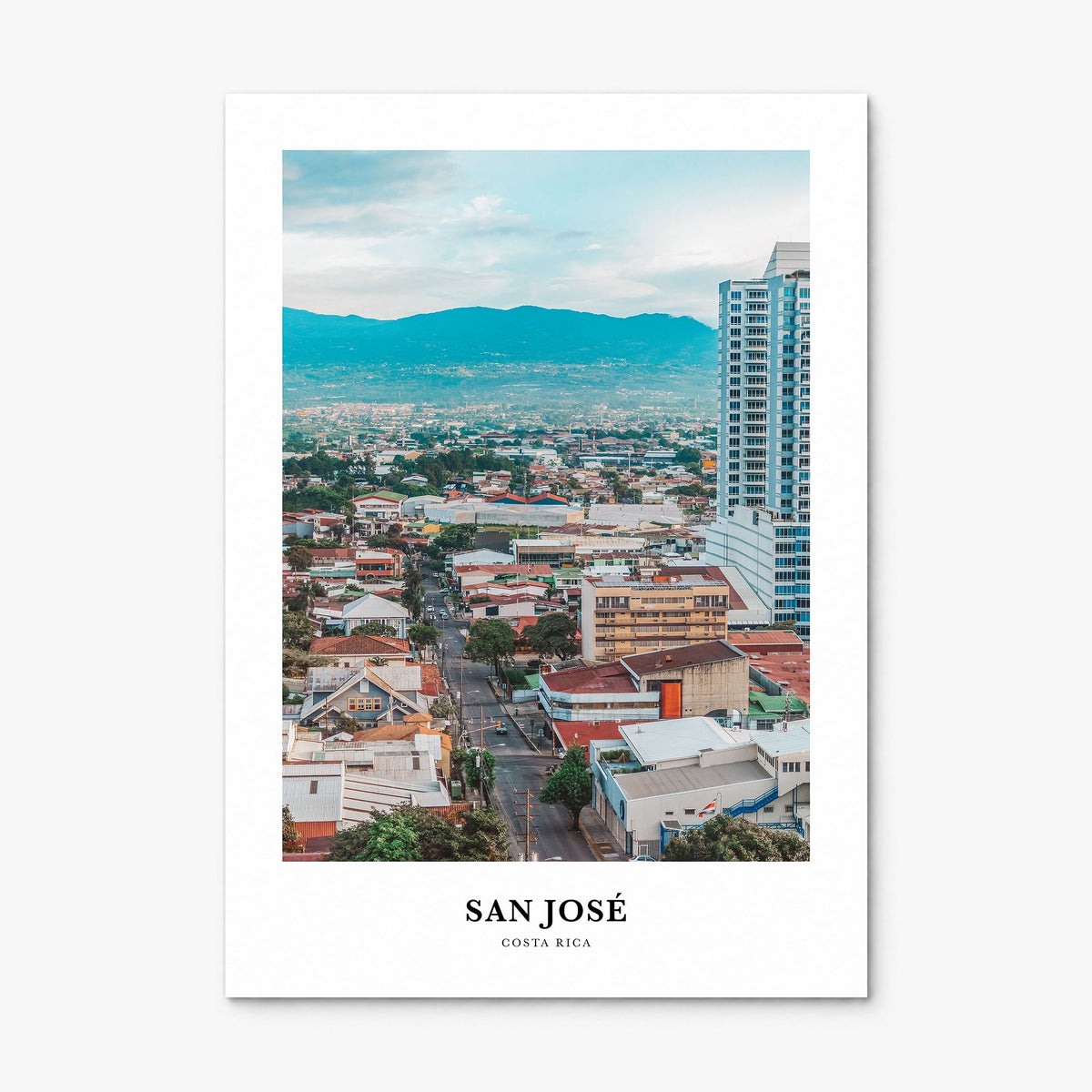 San José, Costa Rica Classic Poster, print only (unframed)
