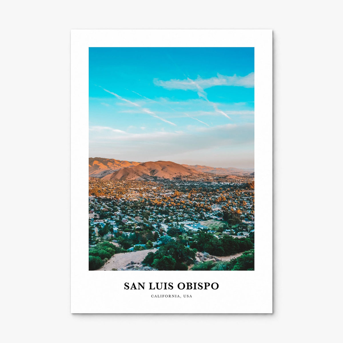 San Luis Obispo Classic No 2 Poster, print only (unframed)
