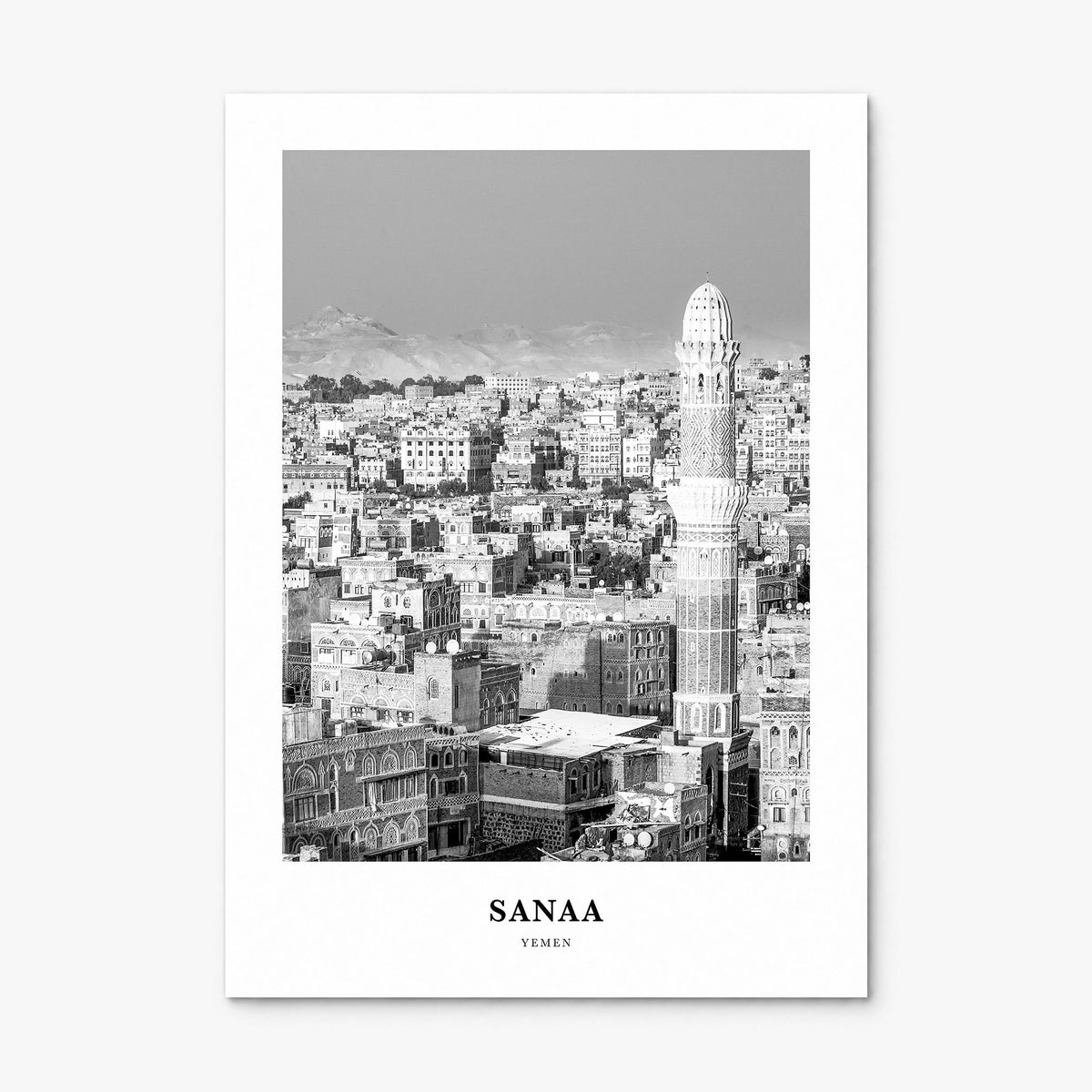 Sana'a Classic Poster, print only (unframed)