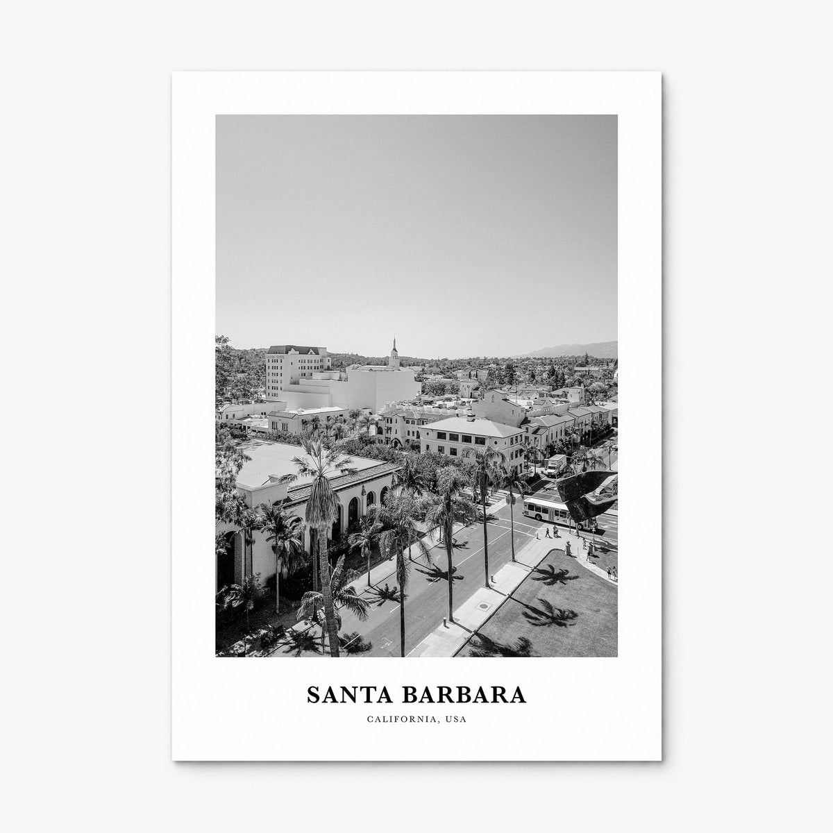 Santa Barbara Classic No 2 Poster, print only (unframed)