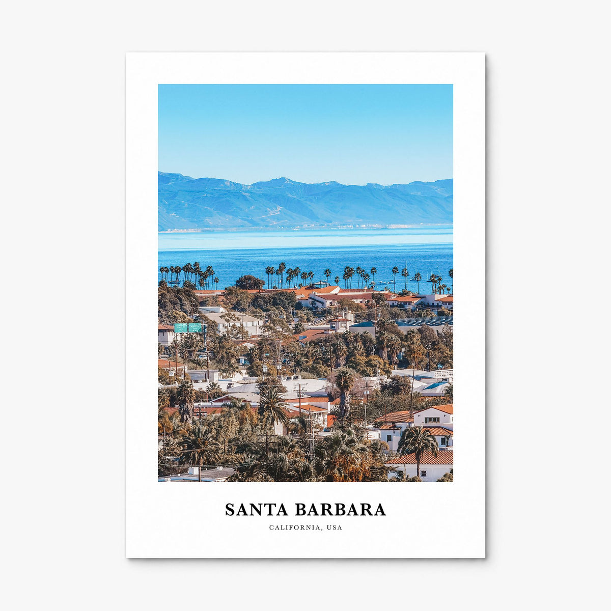 Santa Barbara Classic No 1 Poster, print only (unframed)