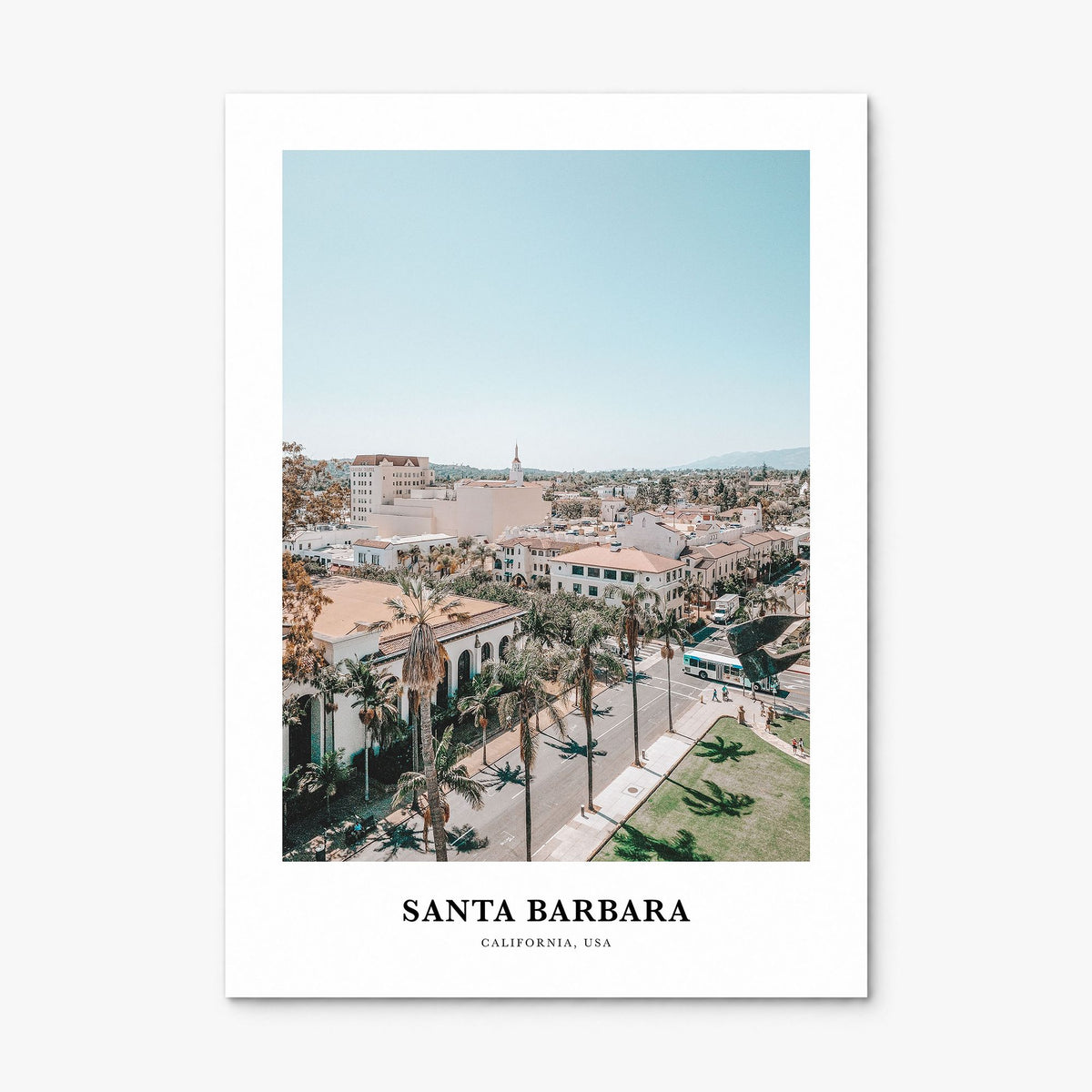 Santa Barbara Classic No 3 Poster, print only (unframed)