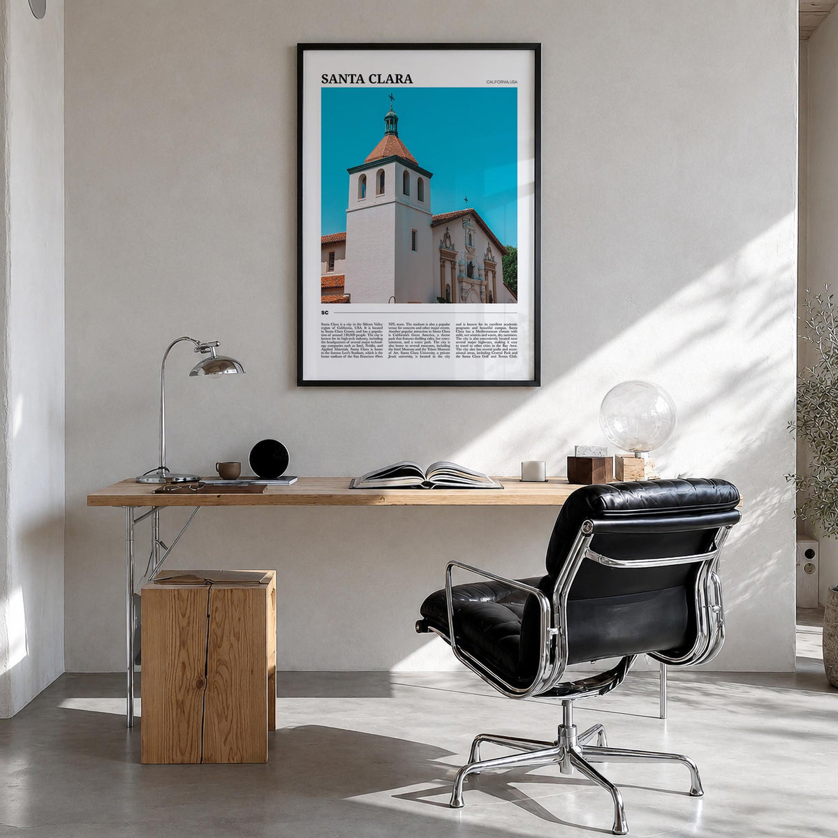 Santa Clara Travel Poster