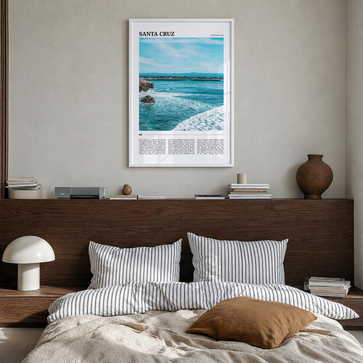 Santa Cruz, California Travel No 2 Poster