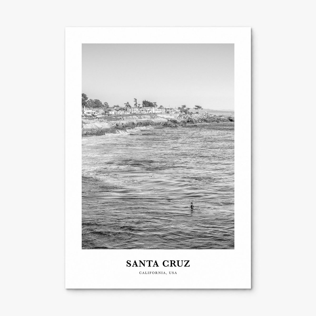 Santa Cruz, California Classic No 2 Poster, print only (unframed)