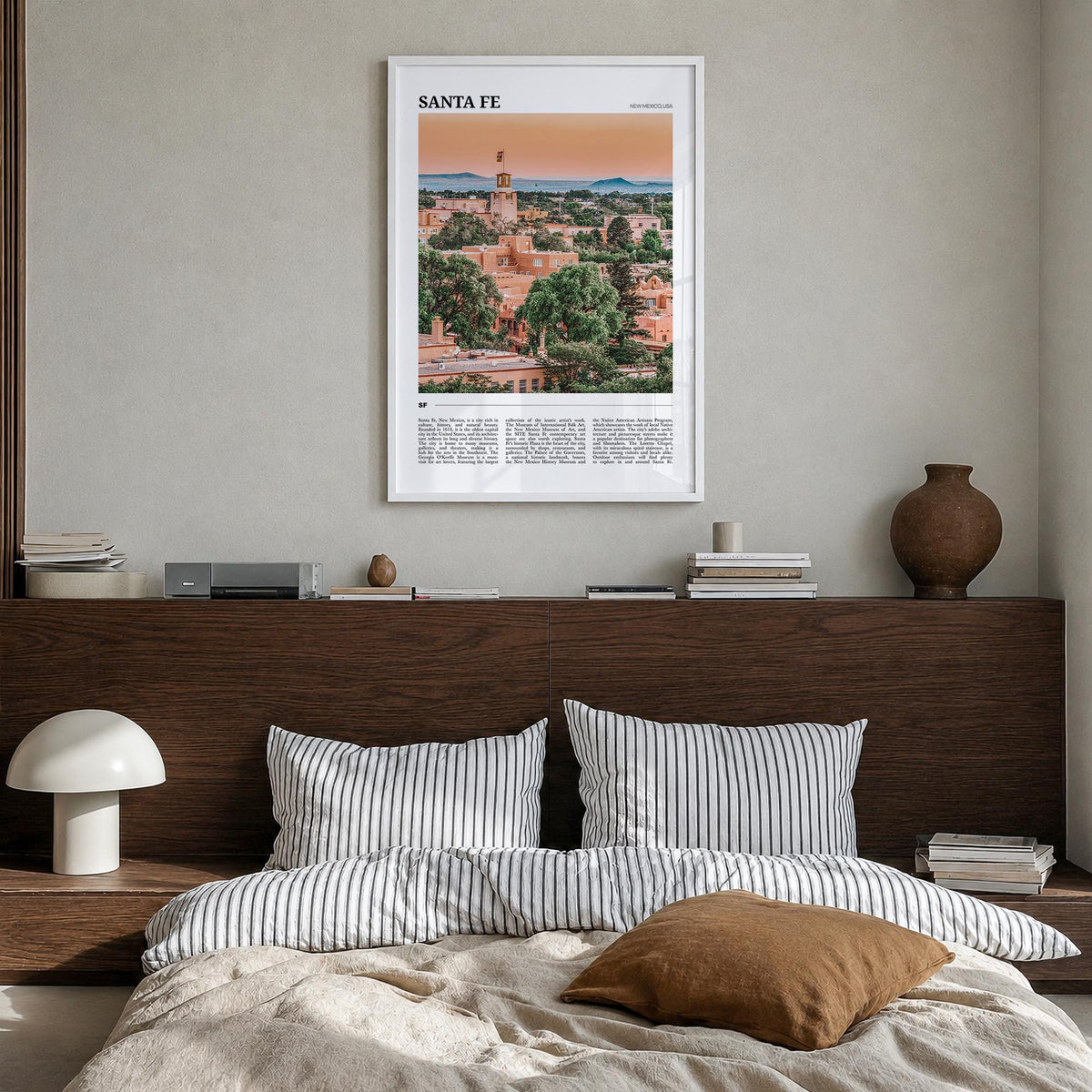 Santa Fe Travel Poster