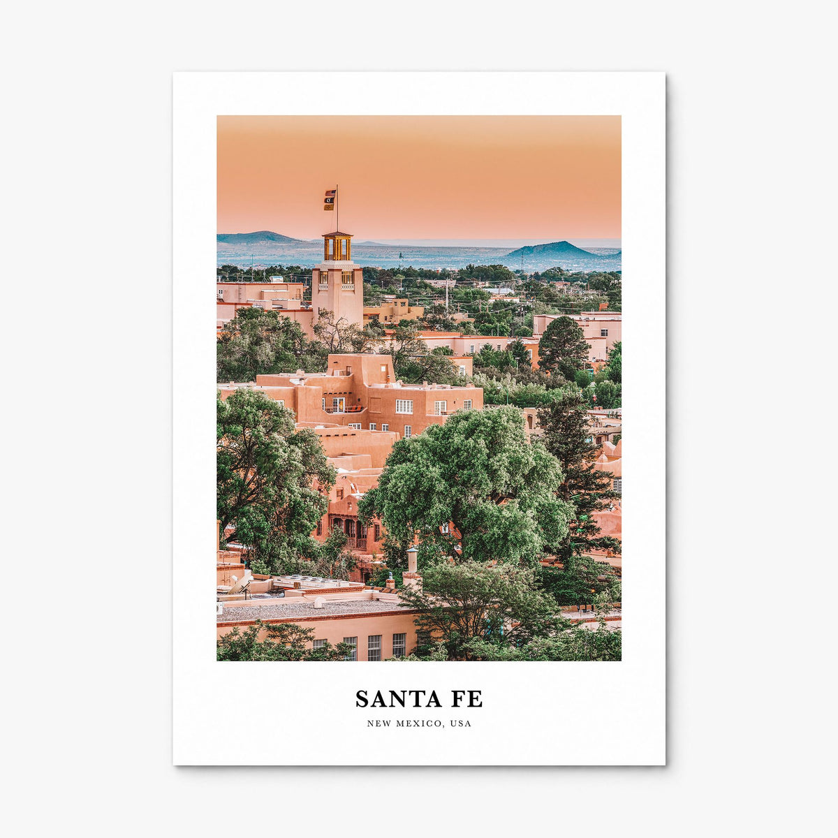 Santa Fe Classic Poster, print only (unframed)