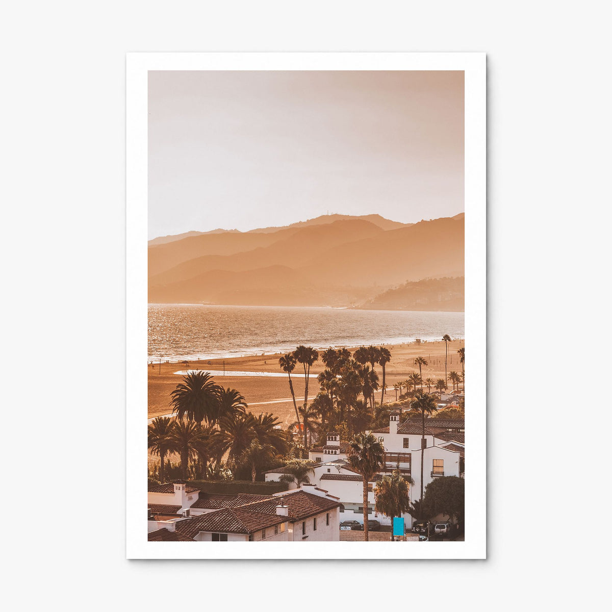 Santa Monica Photo No 1 Poster, print only (unframed), white border