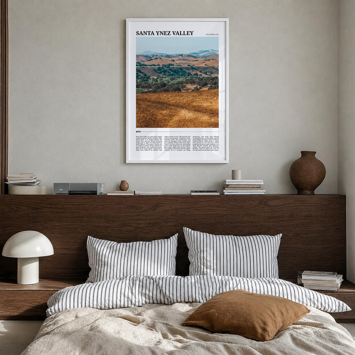 Santa Ynez Valley Travel Poster