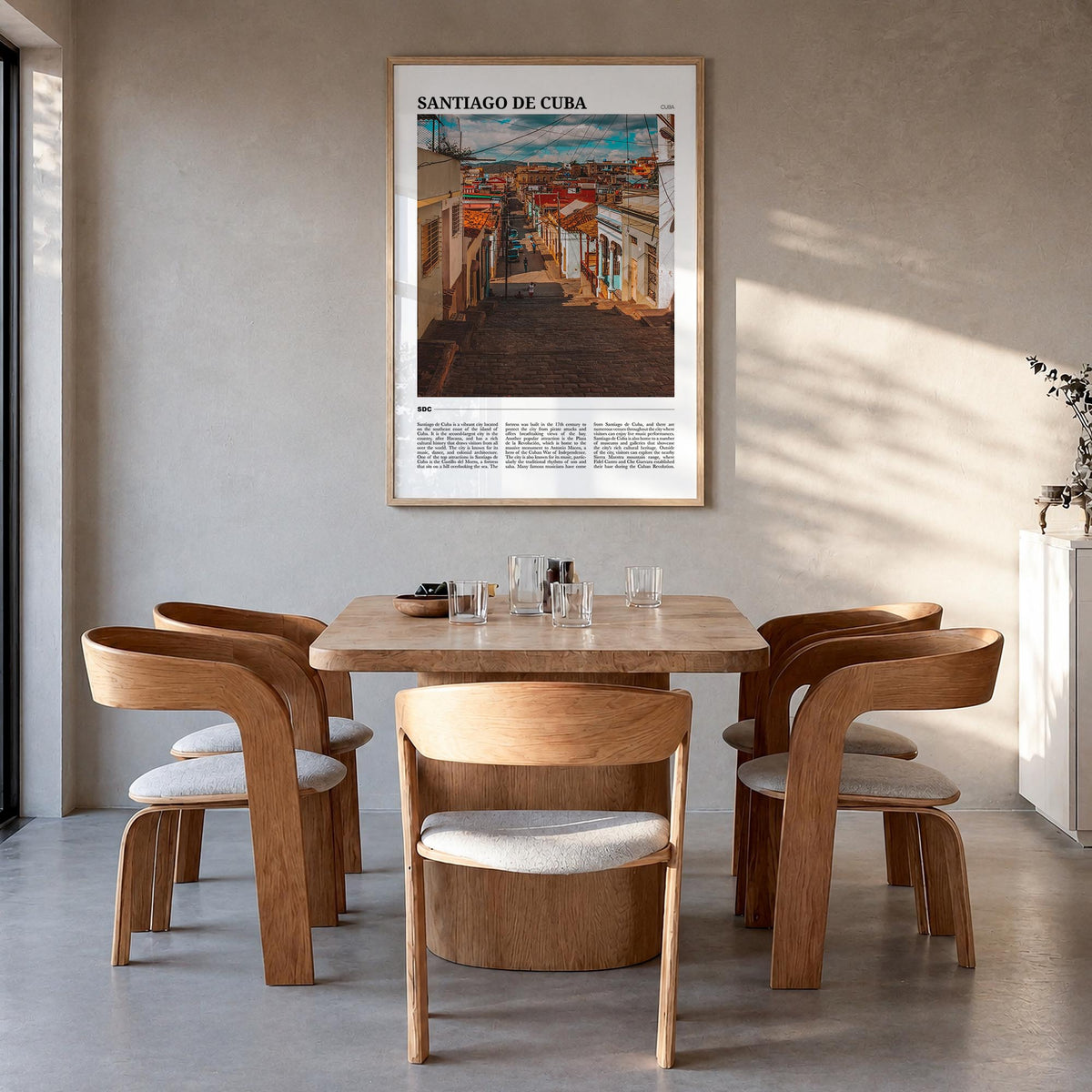 Santiago de Cuba Travel Poster
