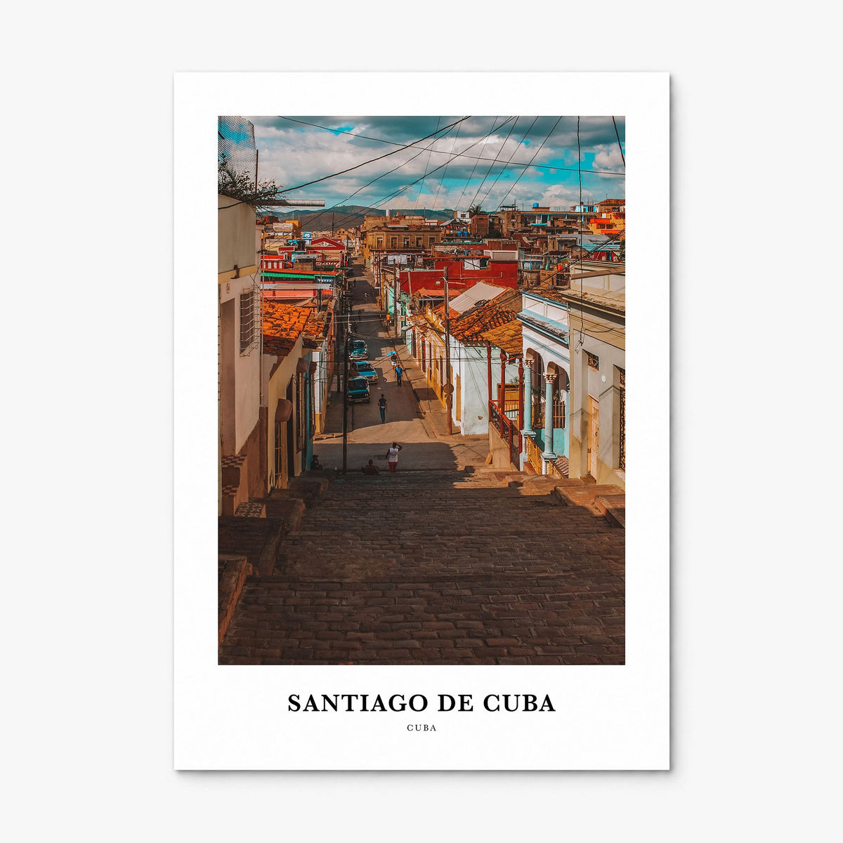 Santiago de Cuba Classic Poster, print only (unframed)