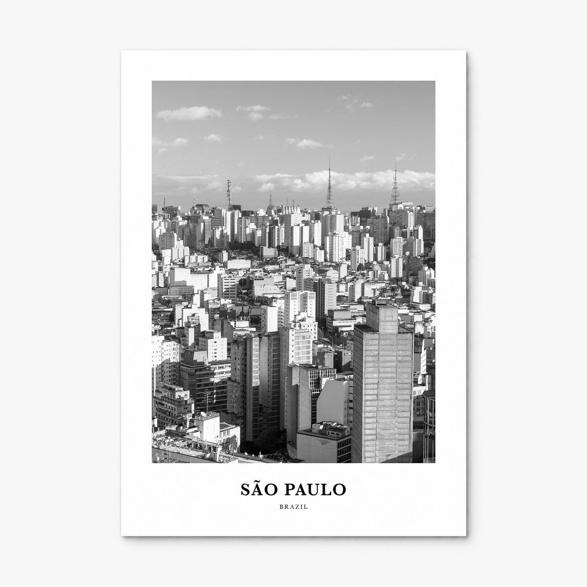 São Paulo Classic No 3 Poster, print only (unframed)