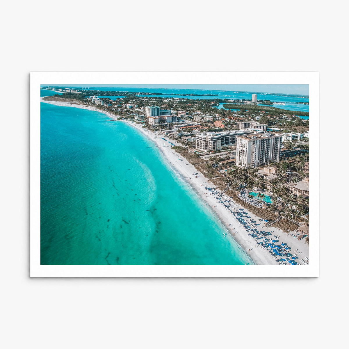 Sarasota Photo Poster, print only (unframed), white border