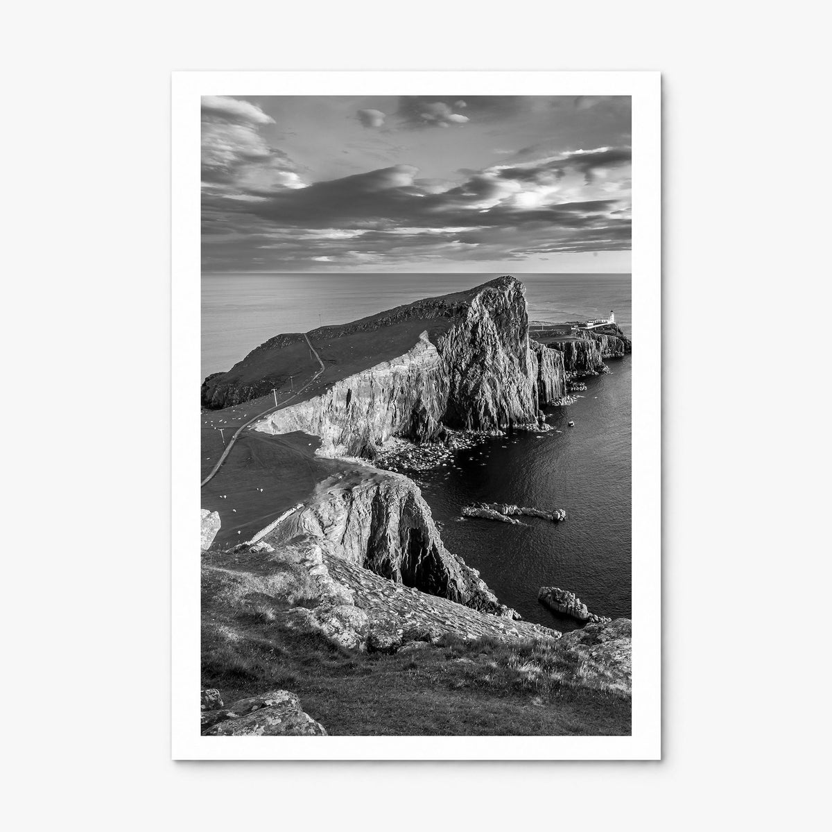 Scotland Photo Poster, print only (unframed), white border