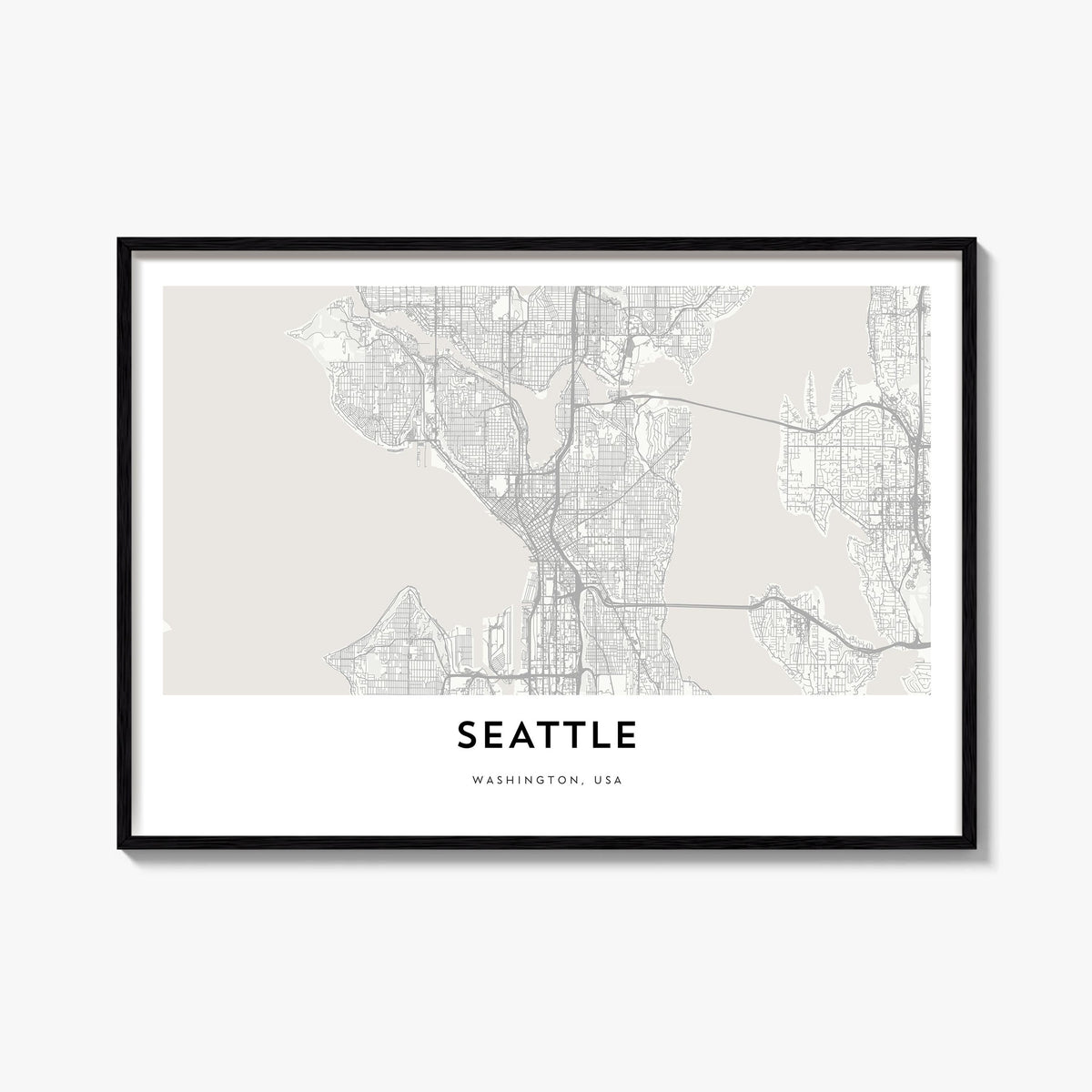 Seattle Map Poster