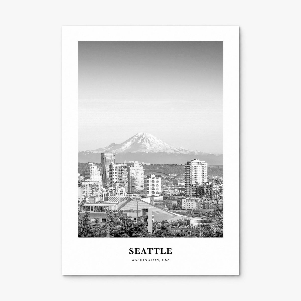 Seattle Classic No 2 Poster, print only (unframed)