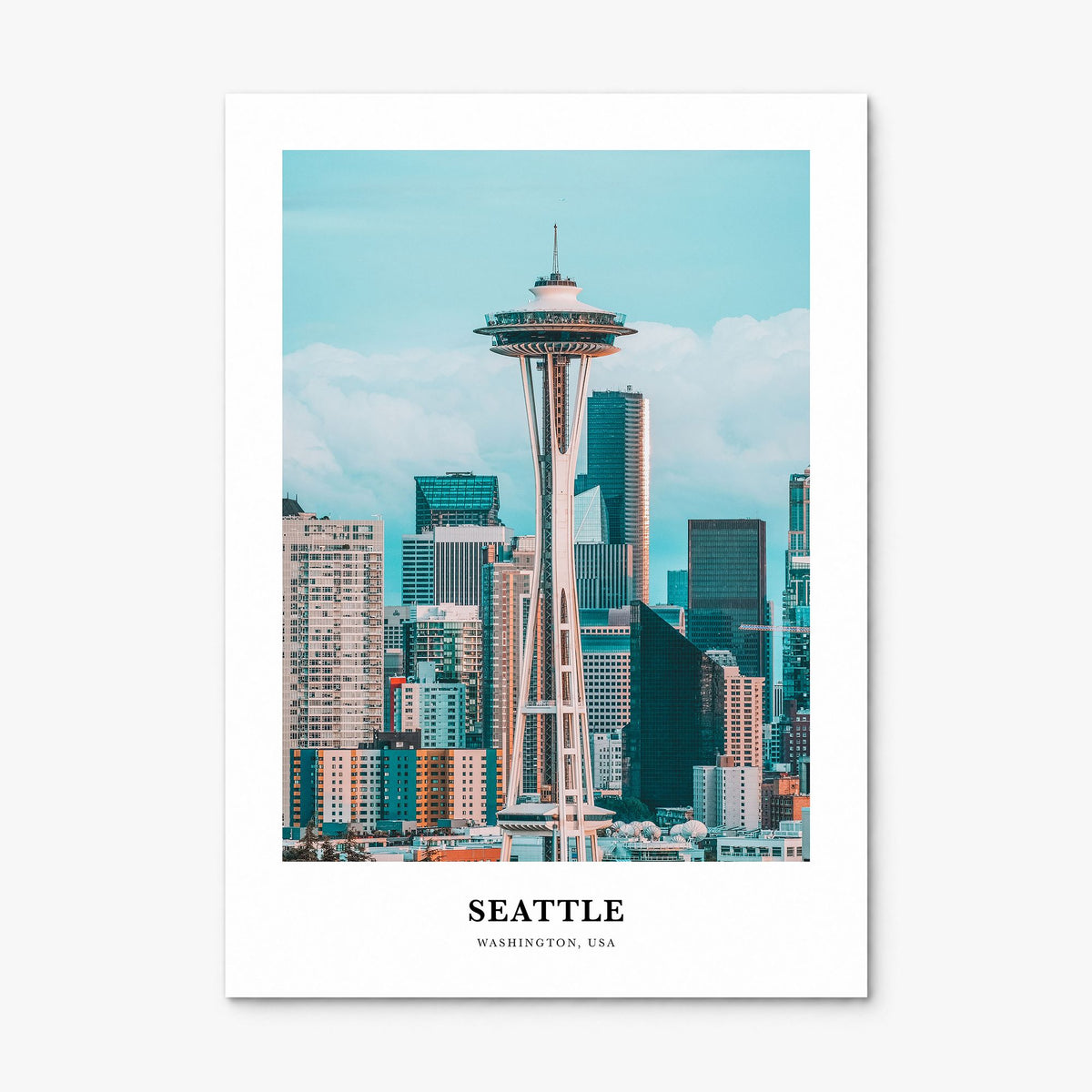 Seattle Classic No 3 Poster, print only (unframed)
