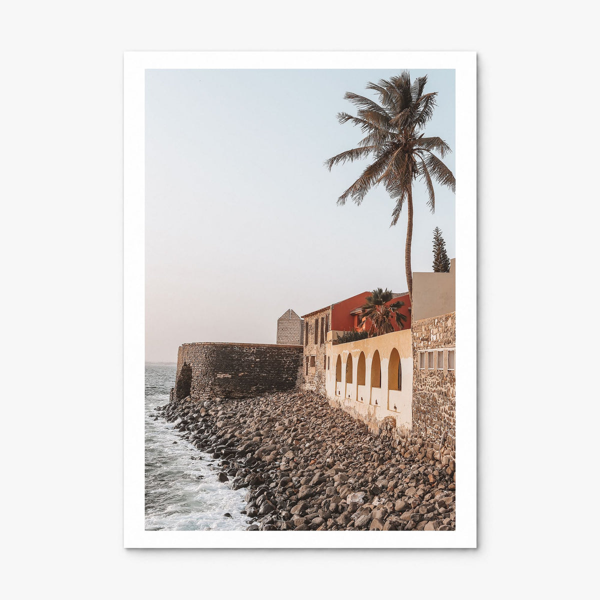 Senegal Photo Poster, print only (unframed), white border