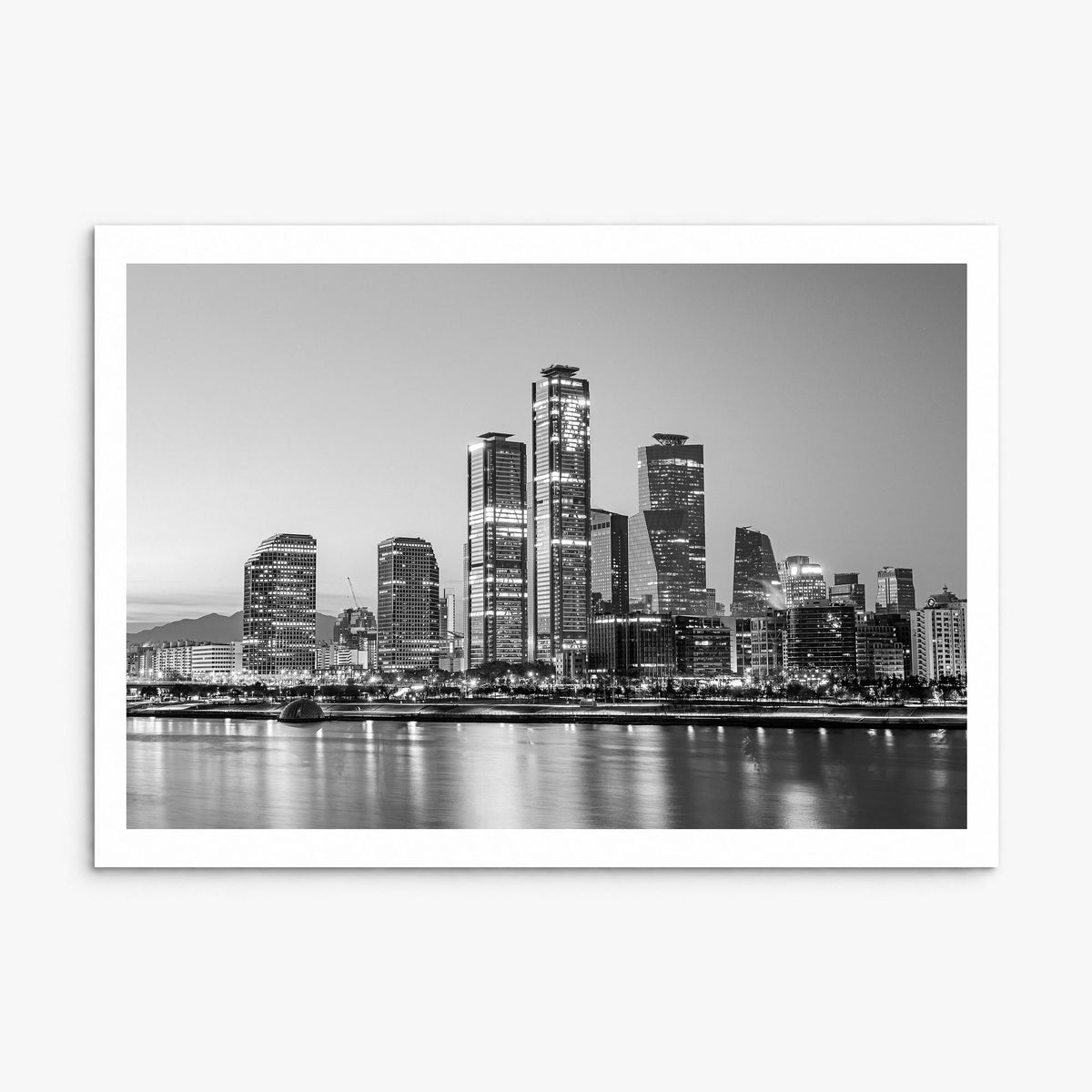 Seoul Photo Poster, print only (unframed), white border
